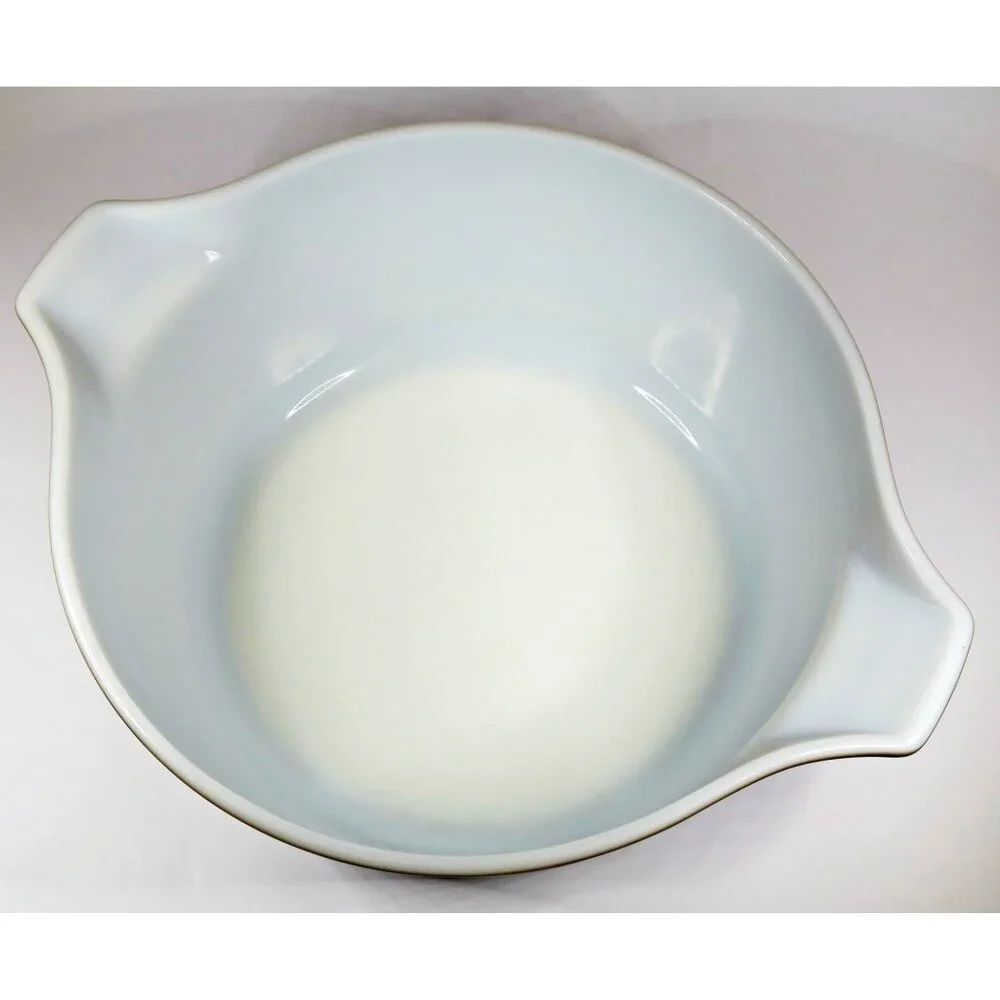 Pyrex 475-B Terra 2.5 Qt Casserole w/ Lid Matte Rings 1960s Vintage - Picture 5 of 8